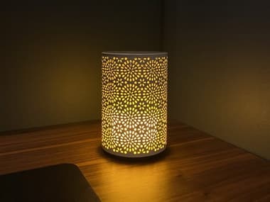 Smart &amp; Green Dancing Flame 1 - Light Table Lamp SAGSGDANCINGFLAMEWH