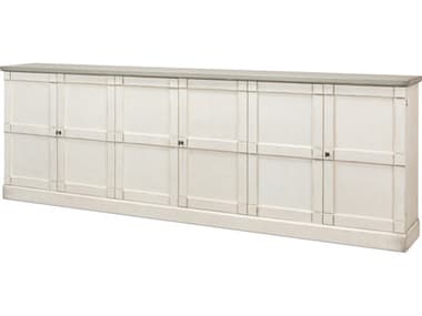 Sarreid Ltd Luciana Wood Drs Buffet 112" White Grey SAR04514T15W