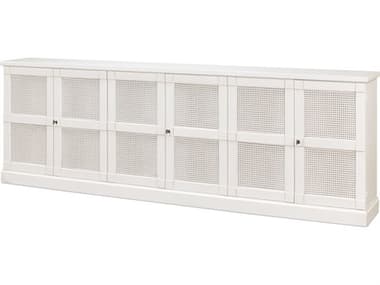 Sarreid Ltd Luciana 6 Cane Dr Buffet 112" Cortina White SAR04579C