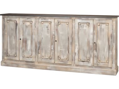 Sarreid Ltd Bellagio Sideboard 96" Grey Oak Grey Stone SAR06173T01