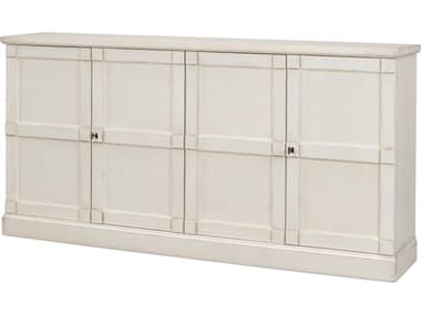 Sarreid Ltd Lionisio Buffet 75" Stucco White Wood Drs SAR07714W