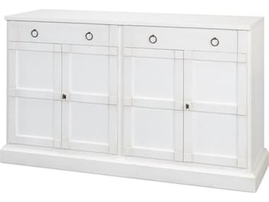Sarreid Ltd Media Console, Cortina White SAR24579