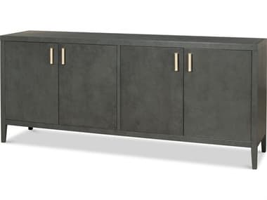 Sarreid Ltd Blanco 4 Door Buffet Stone Grey SAR24701