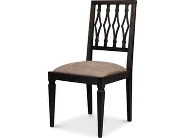 Sarreid Ltd Diamond Side Chair Nero Mushroom SAU00403F50