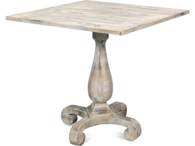 Sarreid Ltd Bistro Table, Grey Oak SAU02106