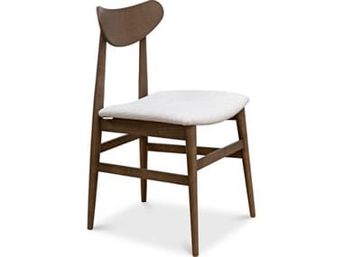 Sarreid Ltd Mid-Century Side Chair,Driftwood,Oatmeal SAU17507F46