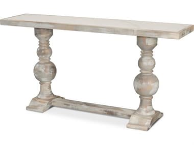 Sarreid Ltd Stacy Double Pedestal Console SAU206AS