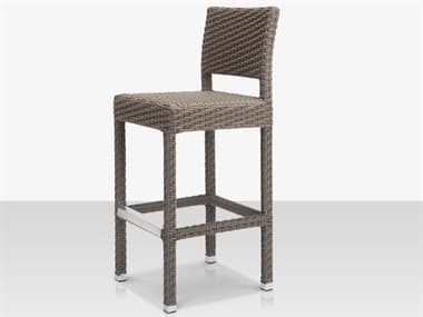 Source Outdoor Furniture Zen Wicker Bar Side Chair in California Sand SCCLSF2002172CAL
