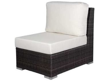 Source Outdoor Furniture Lucaya Wicker Modular Lounge Chair in Espresso SCCLSF2012131ESP
