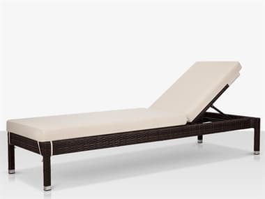 Source Outdoor Furniture Lucaya Wicker Chaise Lounge in Espresso SCCLSF2012134ESP