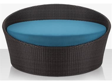 Source Outdoor Furniture Closeouts Moon Wicker Daybed in Espresso SCCLSF2022222ESP