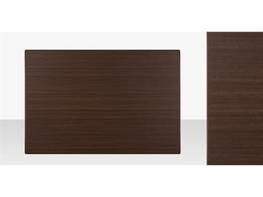 Source Outdoor Furniture Closeouts Prime HPL 48''W x 32''D Rectangular Table Top in Dark Wood SCCLSF2605434DWDB125