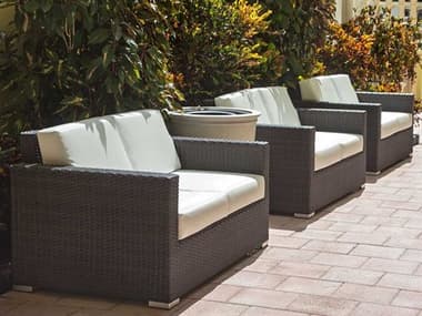 Source Outdoor Furniture Lucaya Wicker Cushion Lounge Set SCLUCLNGESET6