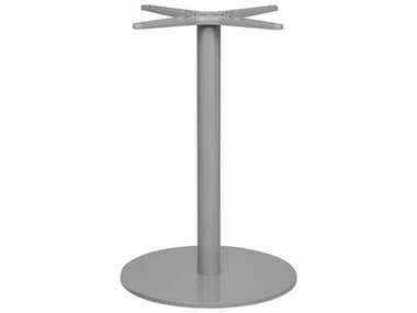 Source Outdoor Furniture Verona Aluminum Kessler Silver Small Round Dining Table Base SCSF1008585