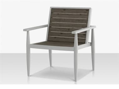 Source Outdoor Furniture Danish Aluminum Composite Slatted Lounge Chair SCSF1027101SLA