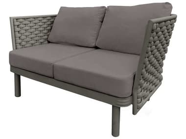 Source Outdoor Furniture Luxe Aluminum Cushion Loveseat SCSF1028102
