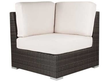 Source Outdoor Furniture Lucaya Quick Ship Wicker Square Corner Lounge Chair SCSF2012151QUICK