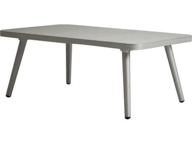 Source Outdoor Furniture Aria Quick Ship Aluminum 43''W x 24''D Rectangular Coffee Table SCSF2028311QUICK