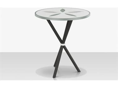 Source Outdoor Furniture Organic Aluminum Sand Dollar 22'' Round Side Table SCSF2039322