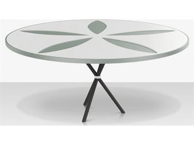 Source Outdoor Furniture Organic Aluminum Sand Dollar 48'' Round Dining Table SCSF2039326