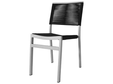 Source Outdoor Furniture Fiji Quick Ship Aluminum Rope Stackable Dining Side Chair SCSF22011622QUICK
