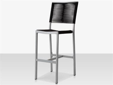 Source Outdoor Furniture Fiji Quick Ship Aluminum Rope Stackable Bar Side Chair SCSF22011722QUICK