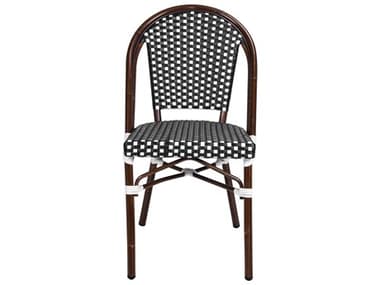 Source Outdoor Furniture Paris Quick Ship Aluminum Stackable Dining Side Chair SCSF2203162QUICK