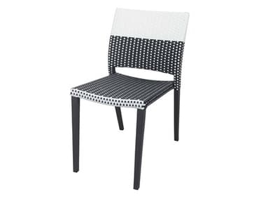 Source Outdoor Furniture Chloe Quick Ship Aluminum Wicker Dining Side Chair SCSF22071621QUICK