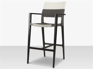 Source Outdoor Furniture Chloe Aluminum Wicker Bar Arm Chair SCSF2207173