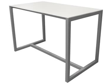 Source Outdoor Furniture Modera Aluminum 66''W x 36''D Rectangular Large Bar Table SCSF3203933
