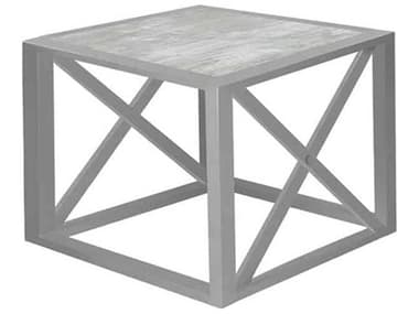 Source Outdoor Furniture Dynasty Aluminum 24'' Square End Table SCSF3205303