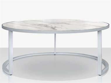 Source Outdoor Furniture Iconic Aluminum 48'' Round Nesting Table SCSF3217427