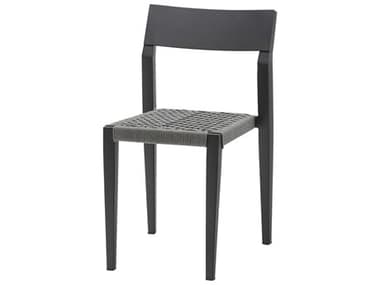 Source Outdoor Furniture Belmont Quick Ship Aluminum Rope Dining Side Chair SCSF3302162QUICK