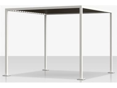 Source Outdoor Furniture Breeze Aluminum Cabana 15' x 10' Optional Aluminum Wood Grain Slats - Top SCSF340610011510