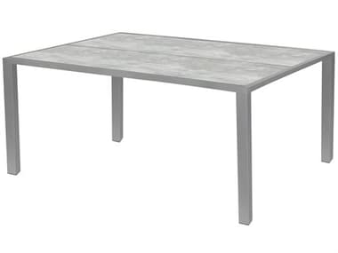 Source Outdoor Furniture Dynasty Aluminum 75''W x 51''D Rectangular Dining Table SCSF3205314