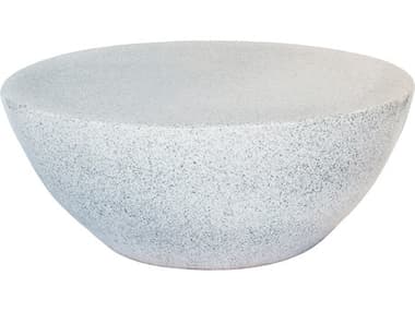 Seasonal Living Bowness Gray Ceramic 40'' Round Coffee Table SEA308FT293P2GR