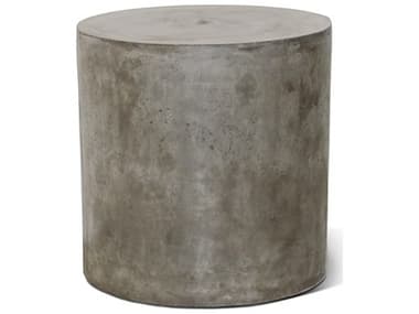 Seasonal Living Perpetual Slate Gray  Bill 16'' Wide Round Accent Table SEA501FT025P2G