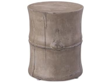 Seasonal Living Perpetual Slate Gray  Bamboo 15'' Round Stool/Accent Table SEA501FT045P2G
