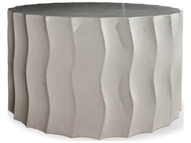 Seasonal Living Perpetual Slate Gray  Wave 26'' Round '' Accent Table SEA501FT052P2GM