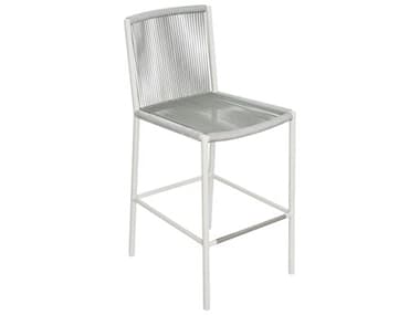 Seasonal Living Archipelago Coconut White Aluminum Stockholm Bar Side Chair Set (Price Includes 2) SEA620FT043P2CWD
