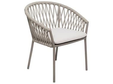 Seasonal Living Archipelago Brown Beach Aluminum Maldive Dining Chair Set (Price Includes 2) SEA620FT055P2BBT