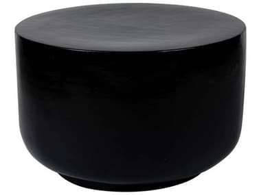 Seasonal Living Provenance Ceramic Jet Gloss/Coal Semigloss Serenity Grazed 20'' Round Side Table SEAC3080152132