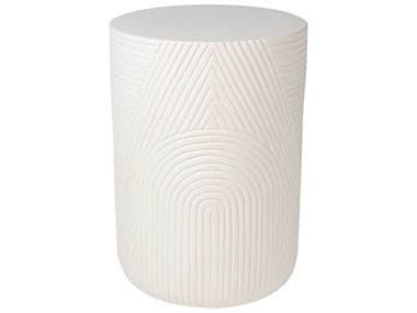 Seasonal Living Provenance Ceramic Sand Matte 16'' Round End Table SEAC30802035