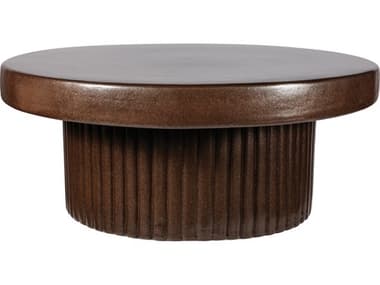 Seasonal Living Provenance Signature 41'' Ceramic Round Coffee Table SEAC3082301743