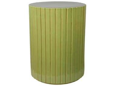 Seasonal Living Ceramic 18'' Moss Round Chat Table SEAC3082304961