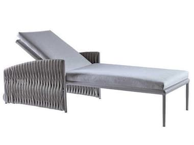 Sifas Basket Mat Grey Aluminum Cushion Chaise Lounge SFABASK25