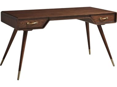 Sligh Studio Designs 56" Walnut Brown Wood Writing Desk SH04100TL410