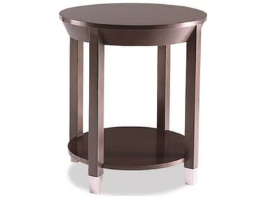 Sherrill Occasional Greenwich 24" Round Wood End Table SHO340930