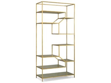 Sherrill Occasional Vintage Made Modern Ainsley Antique Gold Etagere SHO374440