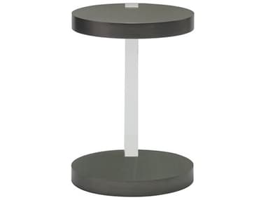 Sherrill Occasional Modern Loft Round Acrylic End Table SHO380032